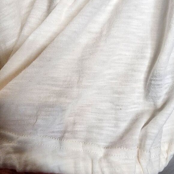 4X 26W Cream Come As You Are Double Graphic Tee Ying Yang Flowers 90s Peace drop - Picture 3 of 8